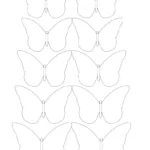 Easy Paper Craft Butterfly Art | Hymns And Verses With Regard To Printable Paper Butterfly Cutting