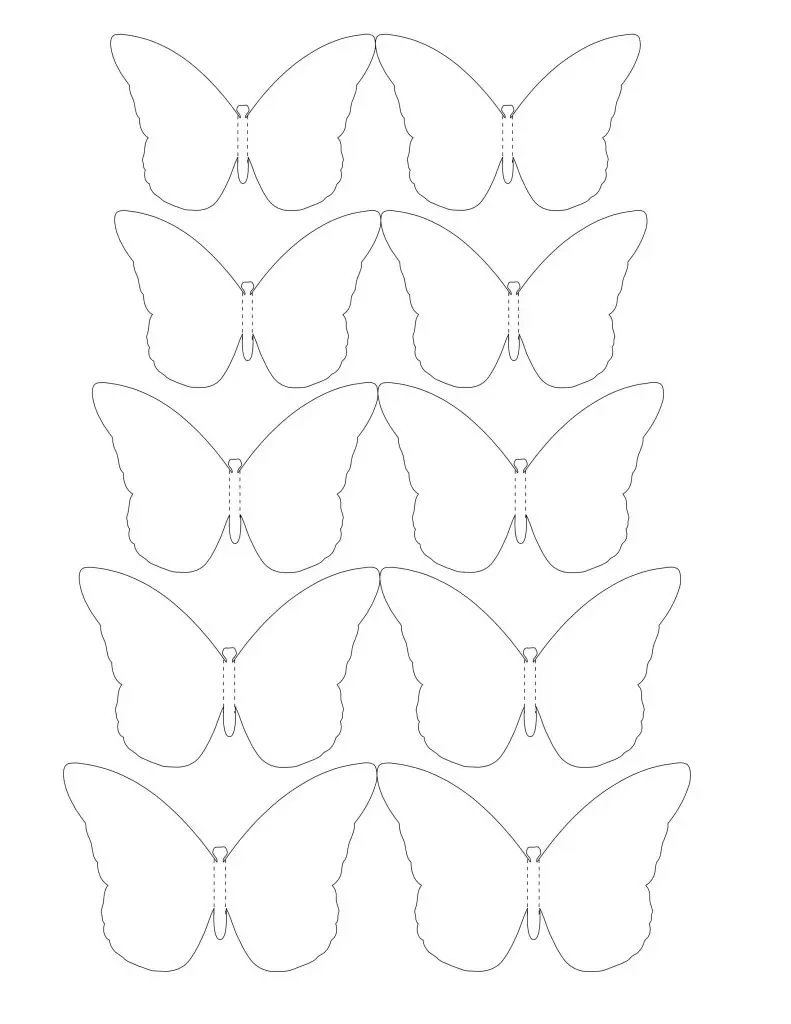 Easy Paper Craft Butterfly Art | Hymns And Verses with regard to Printable Paper Butterfly Cutting