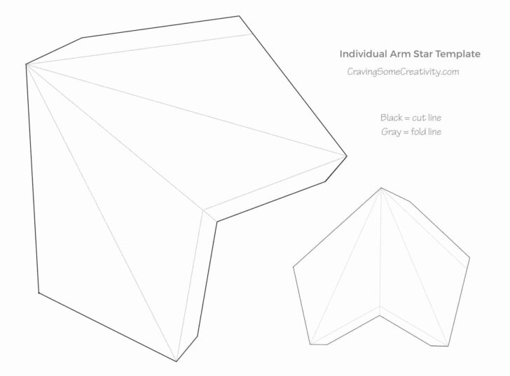 Printable Paper Star Template