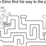 Elmo'S Potty Maze Printable | Sesame Street | Pbs Learningmedia For Sesame Street Printable Paper