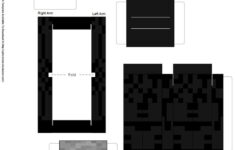 Enderman Minecraft Paper Craft Model | Free Printable Papercraft throughout Minecraft Printable Paper