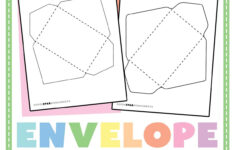 Envelope Template - Superstar Worksheets within Printable Paper Envelope Template