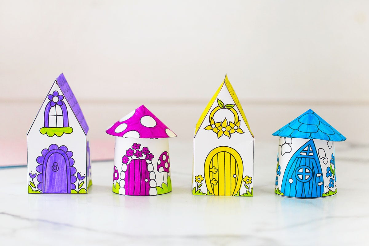 Fairy House Printable - The Best Ideas For Kids for Inspiration Hut Printable Paper