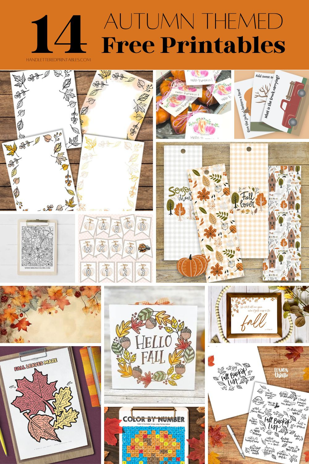 Fall Borders Free Printable Paper With Autumn Leaves - Hand inside Fall Themed Printable Paper