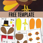 Fall Craft For Kids: Colorful Paper Plate Turkey Craft   Best With Regard To Printable Paper Plate Turkey Craft Template