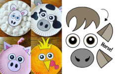 Farm Animal Crafts For Preschool! Free Printable 5-Pack! ⋆ The throughout Printable Paper Animals