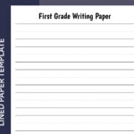 First Grade Lined Paper Free Google Docs Templategdoc On Dribbble Pertaining To Printable Paper For 1st Grade
