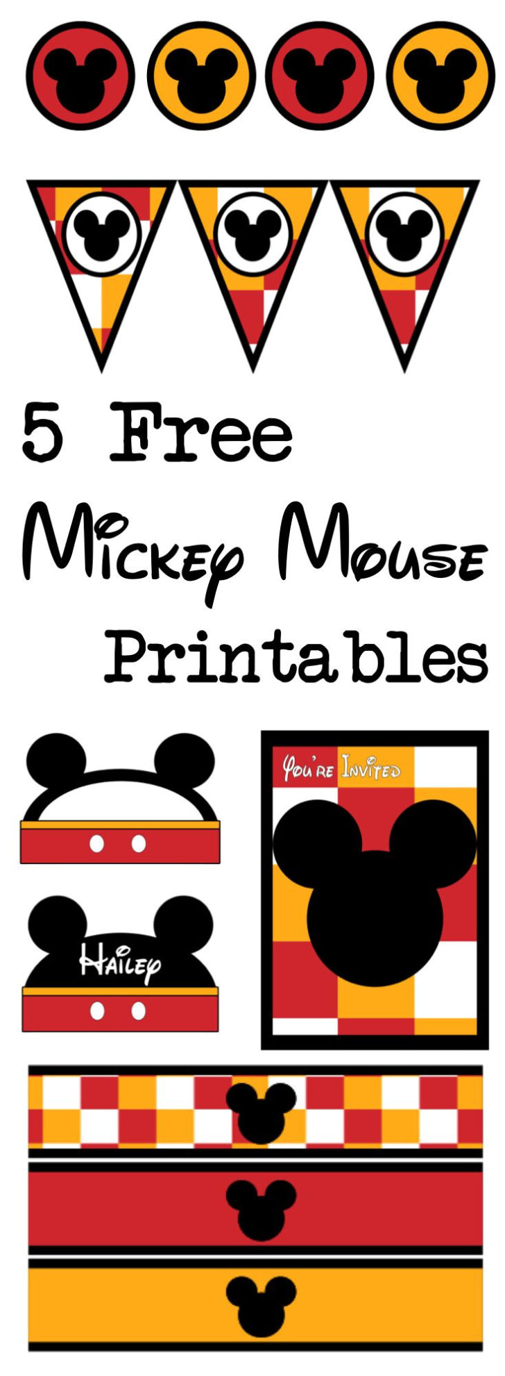 Mickey Mouse Printable Paper