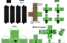 For Anyone Who Wants To Papercraft Print This Pages So You Can Do inside Minecraft Printable Paper