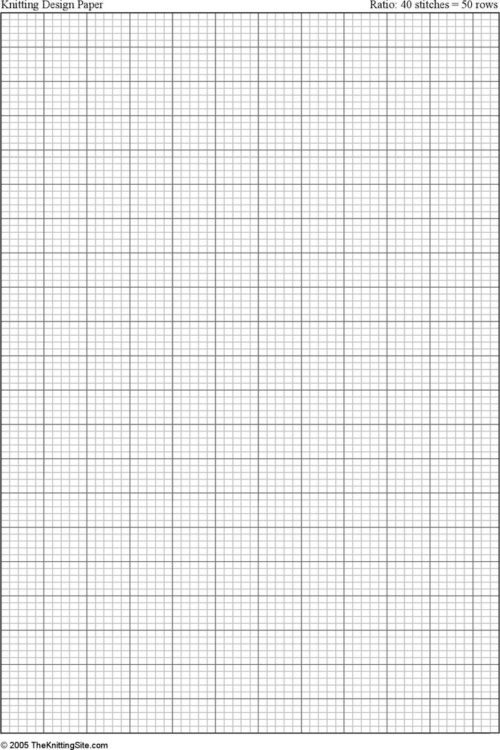 Free A4 Knitting Graph Paper, Ratio 4:5, Portrait Orientation within Printable Knitting Graph Paper