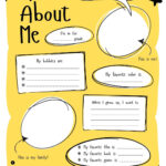 Free And Printable All About Me Worksheet Templates | Canva With All About Me Printable Paper