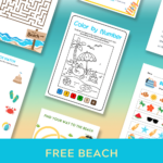 Free Beach Activity Printables With Beach Themed Printable Paper