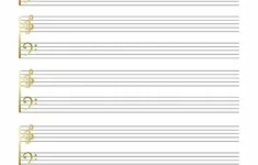 Free Blank Music Sheets To Print regarding Music Paper Printable Free