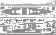 Free Cardstock Paper Model World War 2/Ii Warships within Printable Paper Battleship Model