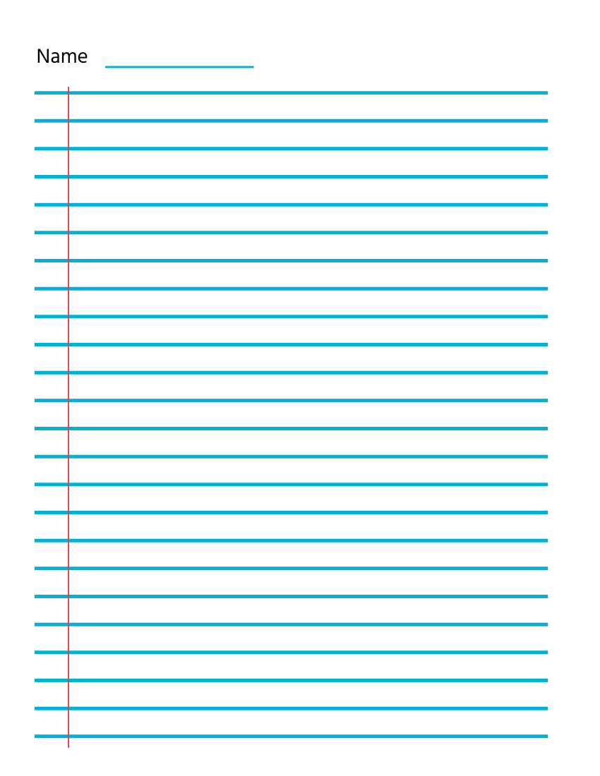 Free College Ruled Lined Paper Template To Edit Online for Wide Ruled Paper Printable