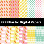 Free Easter Holiday Digital Papers   Magical Printable Pertaining To Free Easter Printable Paper