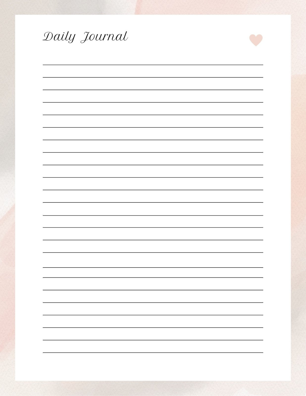 Free Editable And Printable Journal Templates | Canva pertaining to Printable Paper Journal