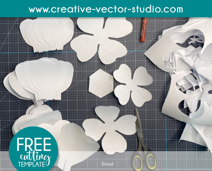 Printable Paper Flower Template Free