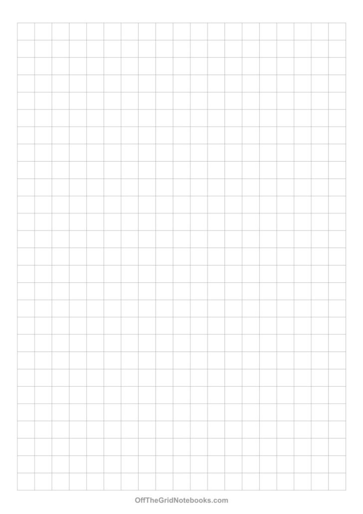 1cm Grid Paper Printable A4