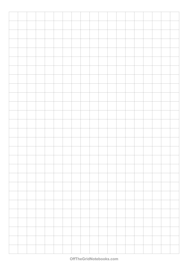 Free Graph Paper – Off The Grid Notebooks in 1Cm Grid Paper Printable A4
