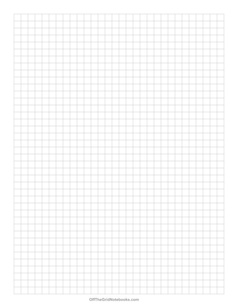 Printable Graph Paper 4 Squares Per Inch | Grid Paper Printable