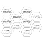 Free Hexagon Template | 1¼″ Epp Paper Piecing Templates In Free Printable Paper Piecing Patterns