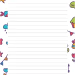 Free Kindergarten Lined Paper Template For Google Docs With Regard To Printable Paper With Lines For Kindergarten