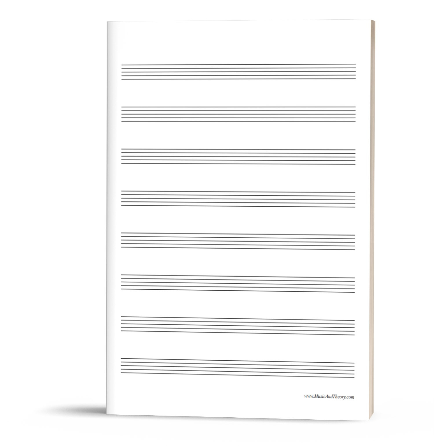 Free: Manuscript Paper (Music Staff Paper) | Musicandtheory throughout Music Manuscript Paper Printable
