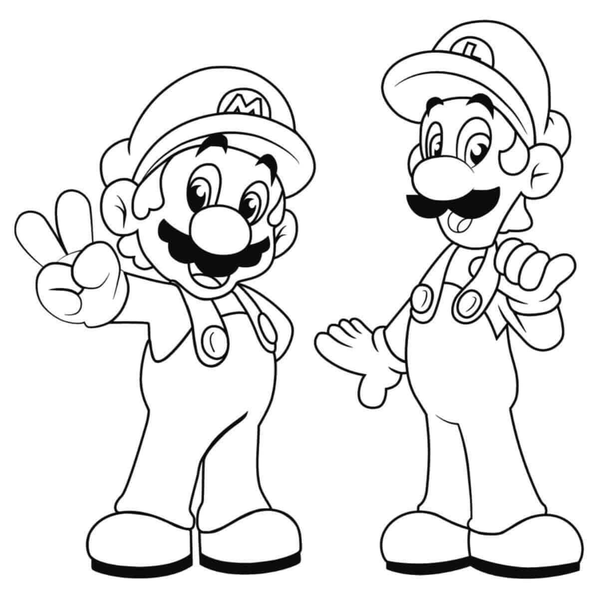 Free Mario Coloring Pages! - Artsy Pretty Colors for Printable Paper Mario Coloring Pages