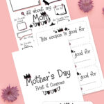 Free Mother'S Day All About My Mom Printable   Leap Of Faith Crafting Throughout Mother&#039;s Day Printable Paper