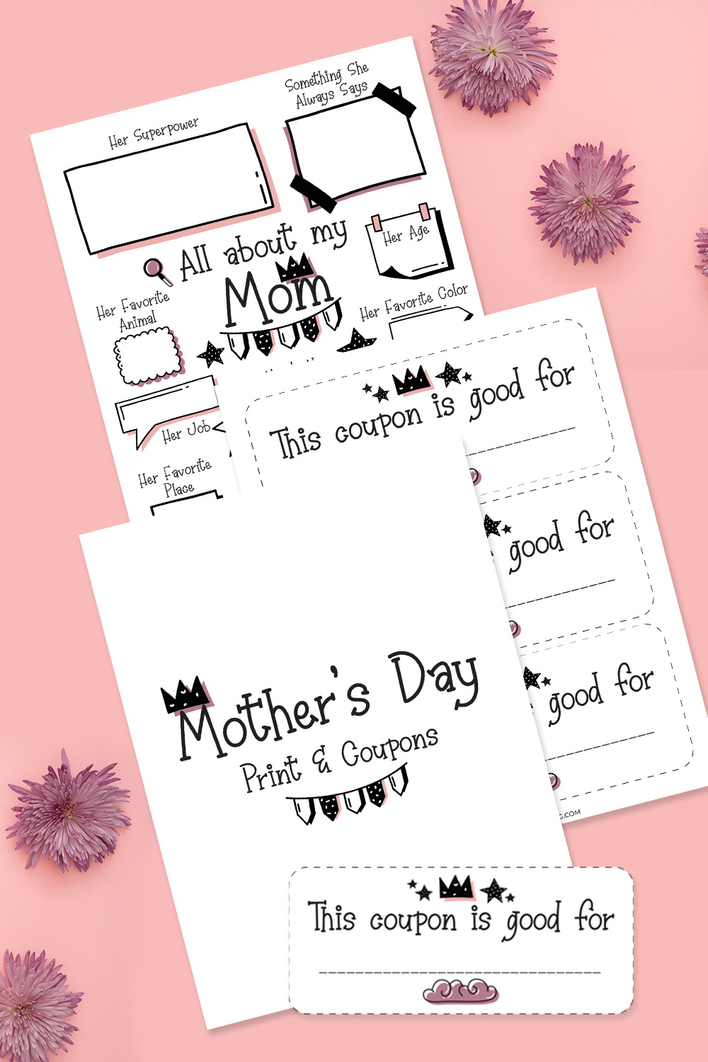 Free Mother&amp;#039;S Day All About My Mom Printable - Leap Of Faith Crafting throughout Mother&amp;amp;#039;s Day Printable Paper