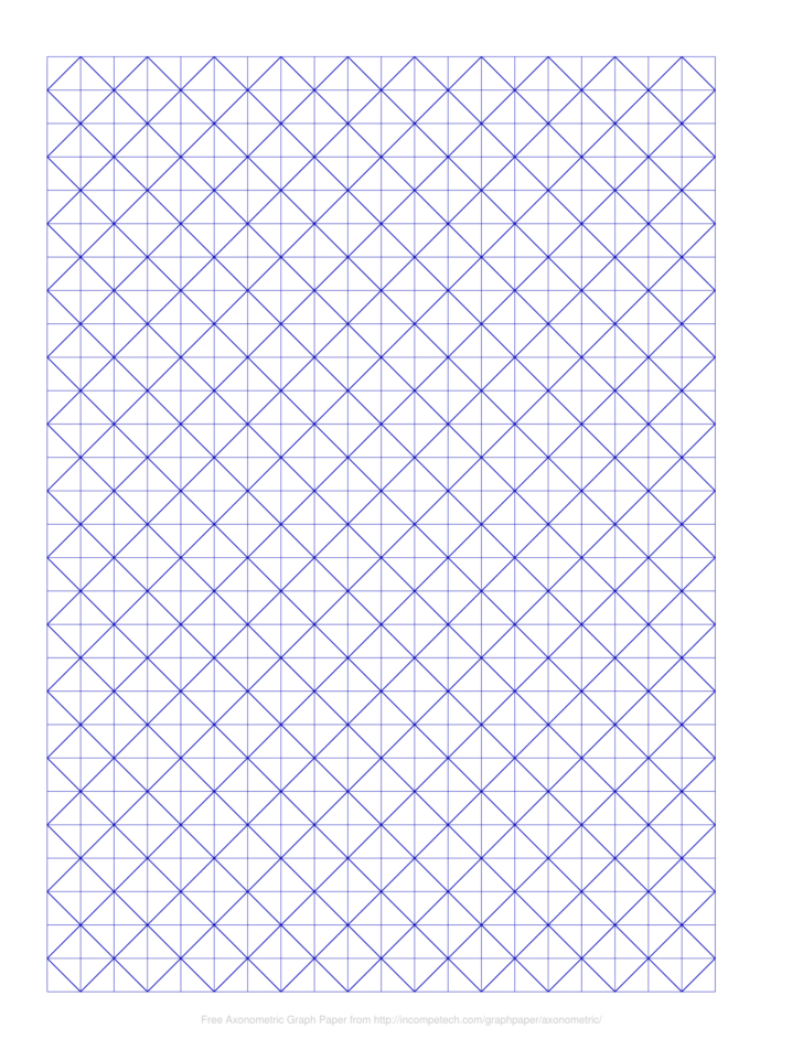Diamond Graph Paper Printable