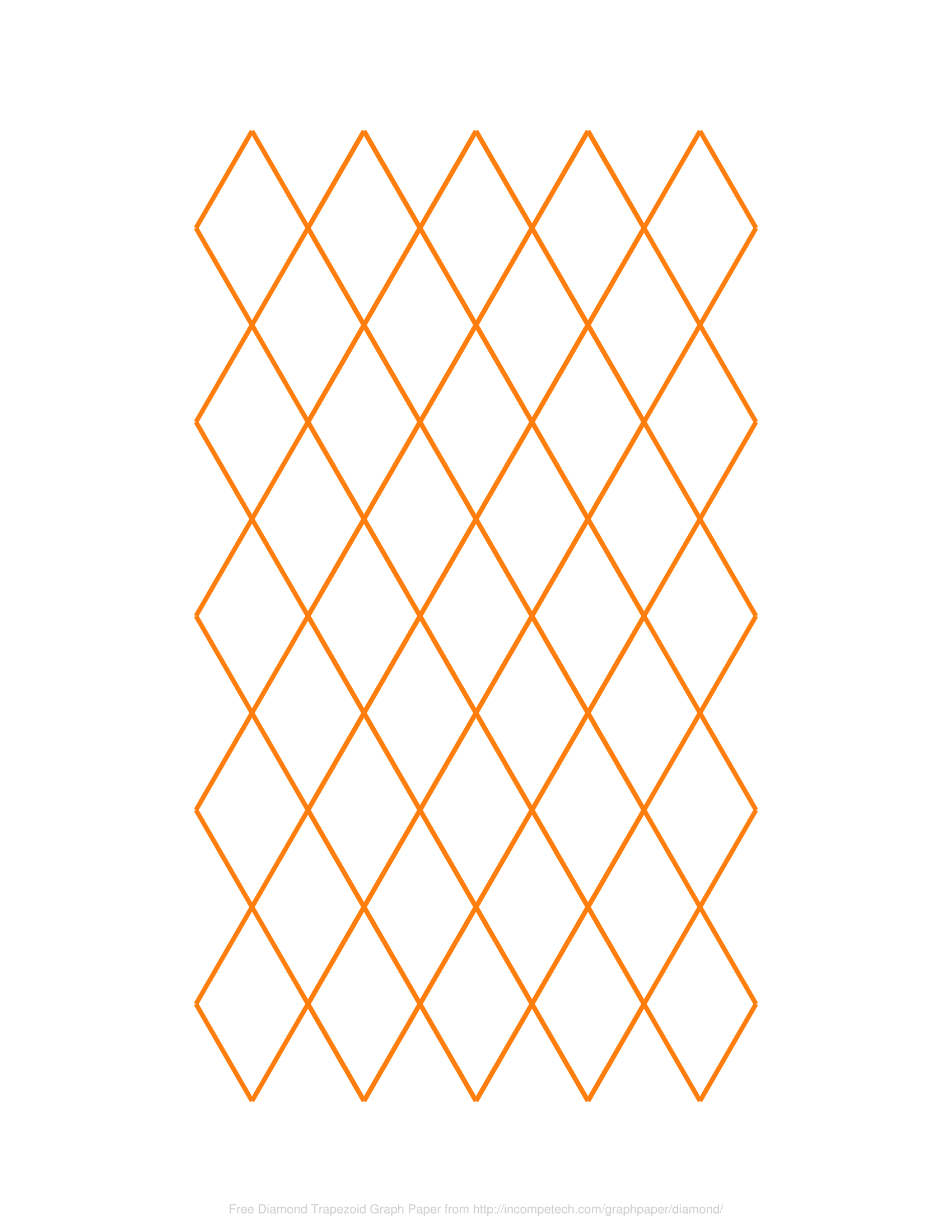 Free Online Graph Paper / Diamond Trapezoid intended for Diamond Graph Paper Printable