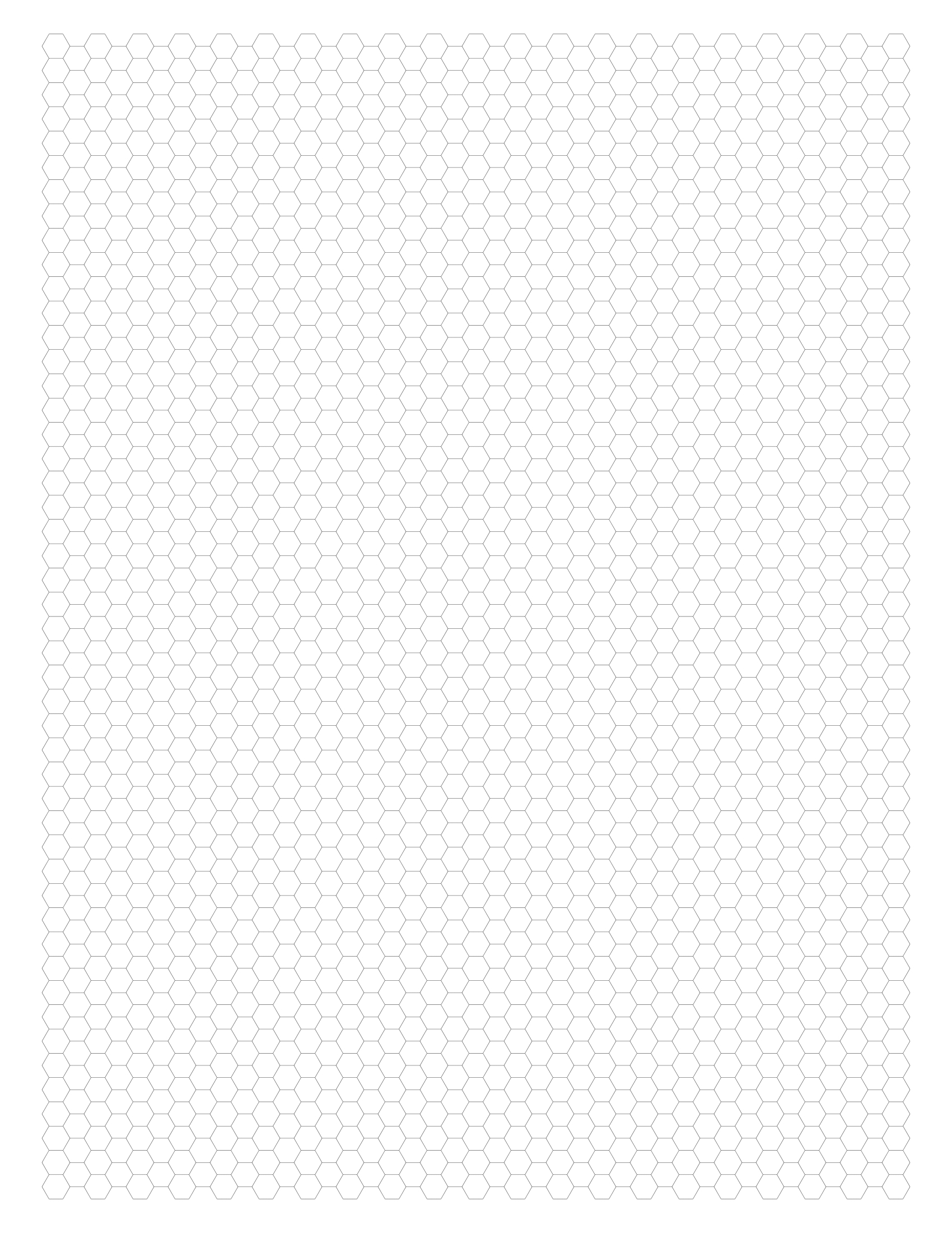 Free Online Graph Paper / Hexagonal within Hexagon Graph Paper Printable