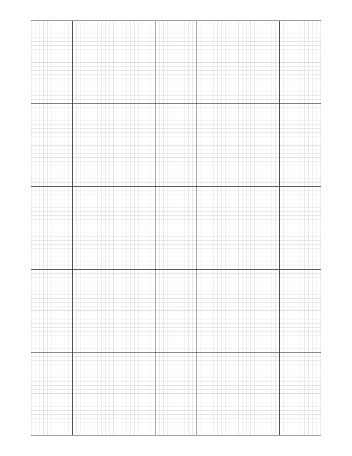 Printable Graph Paper 10 Lines Per Inch | Grid Paper Printable