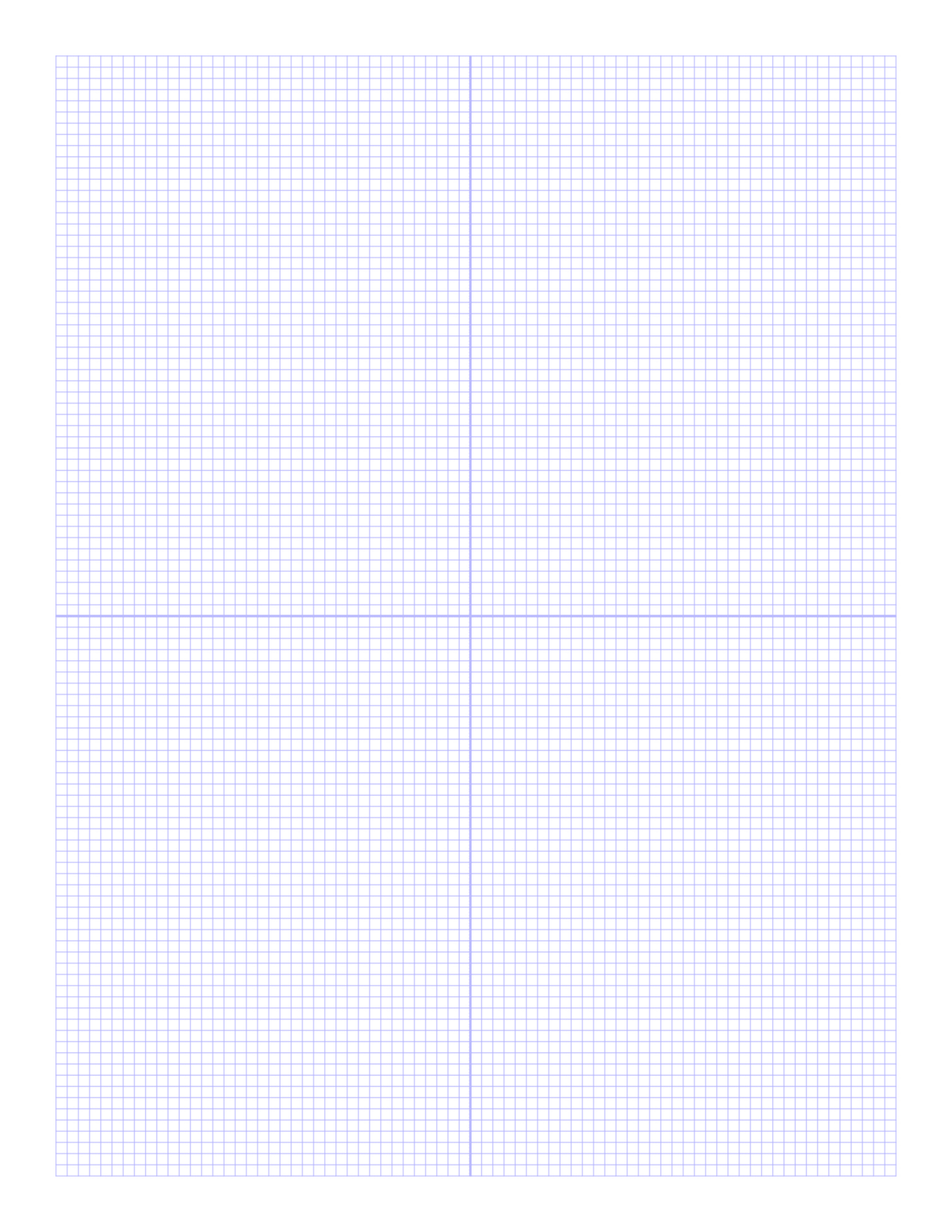 Standard Graph Paper Printable | Grid Paper Printable
