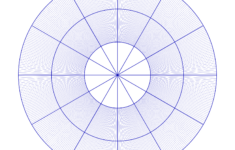 Free Online Graph Paper / Polar pertaining to Printable Polar Graph Paper
