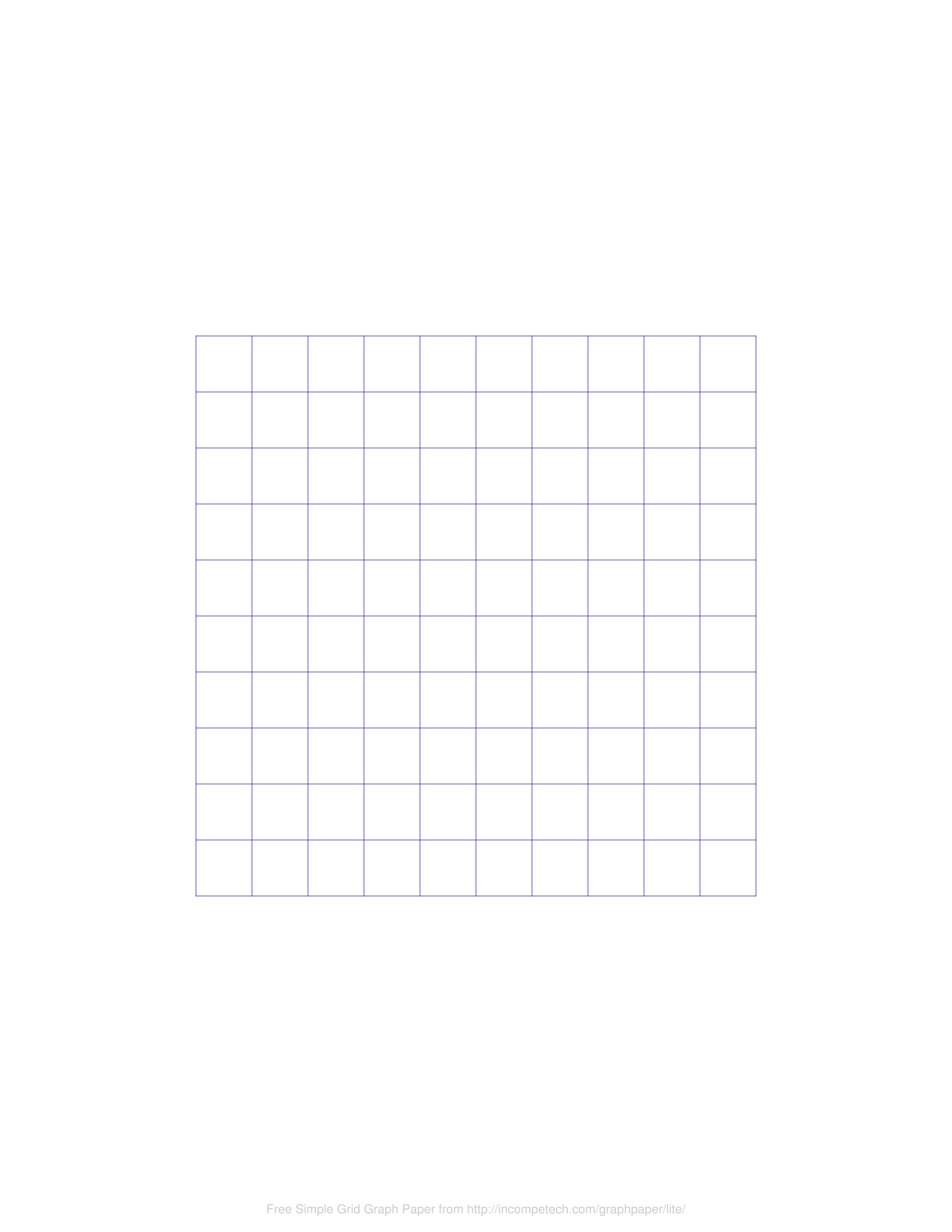 Free Online Graph Paper / Simple Grid for 100 Grid Paper Printable