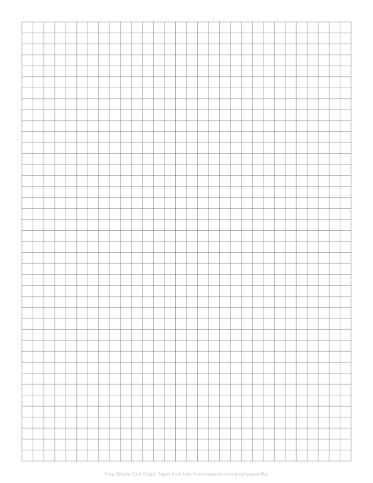 Graph Paper 40×40 Printable