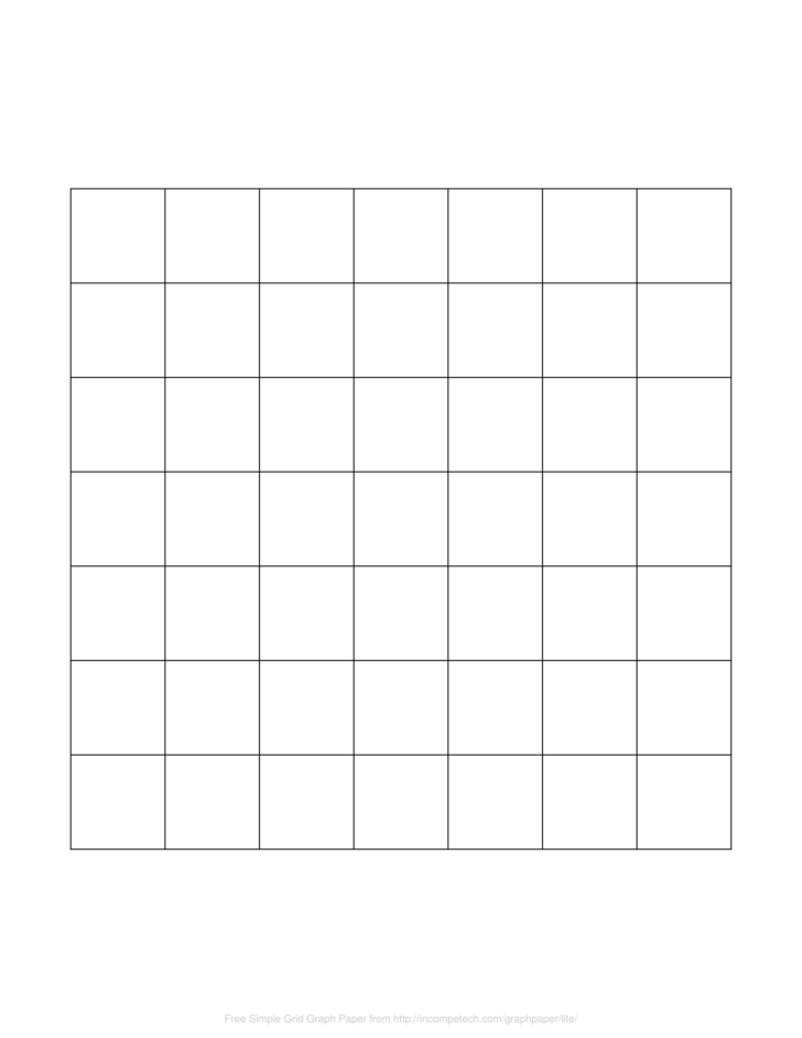 Printable Free Grid Paper