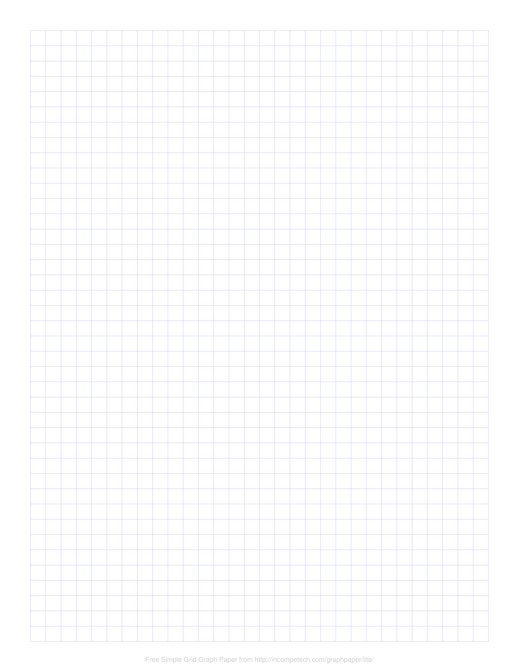 Free Online Graph Paper / Simple Grid within Online Printable Grid Paper