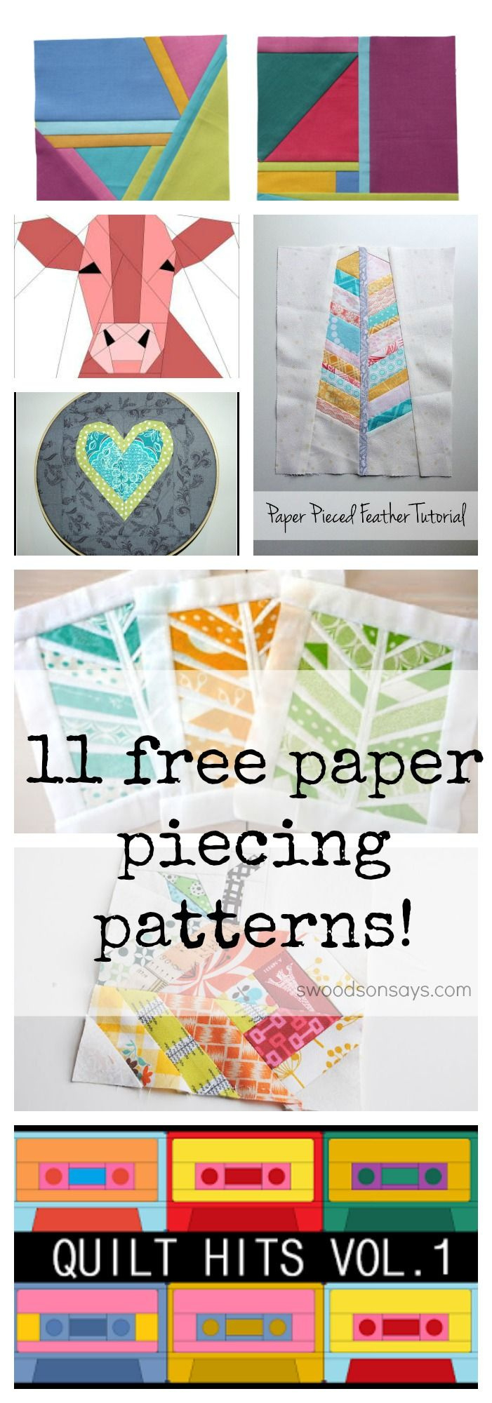 Free Paper Piecing Patterns To Download And Sew with regard to Printable Paper Piecing Patterns
