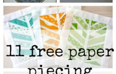 Free Paper Piecing Patterns To Download And Sew within Free Printable Paper Quilt Template
