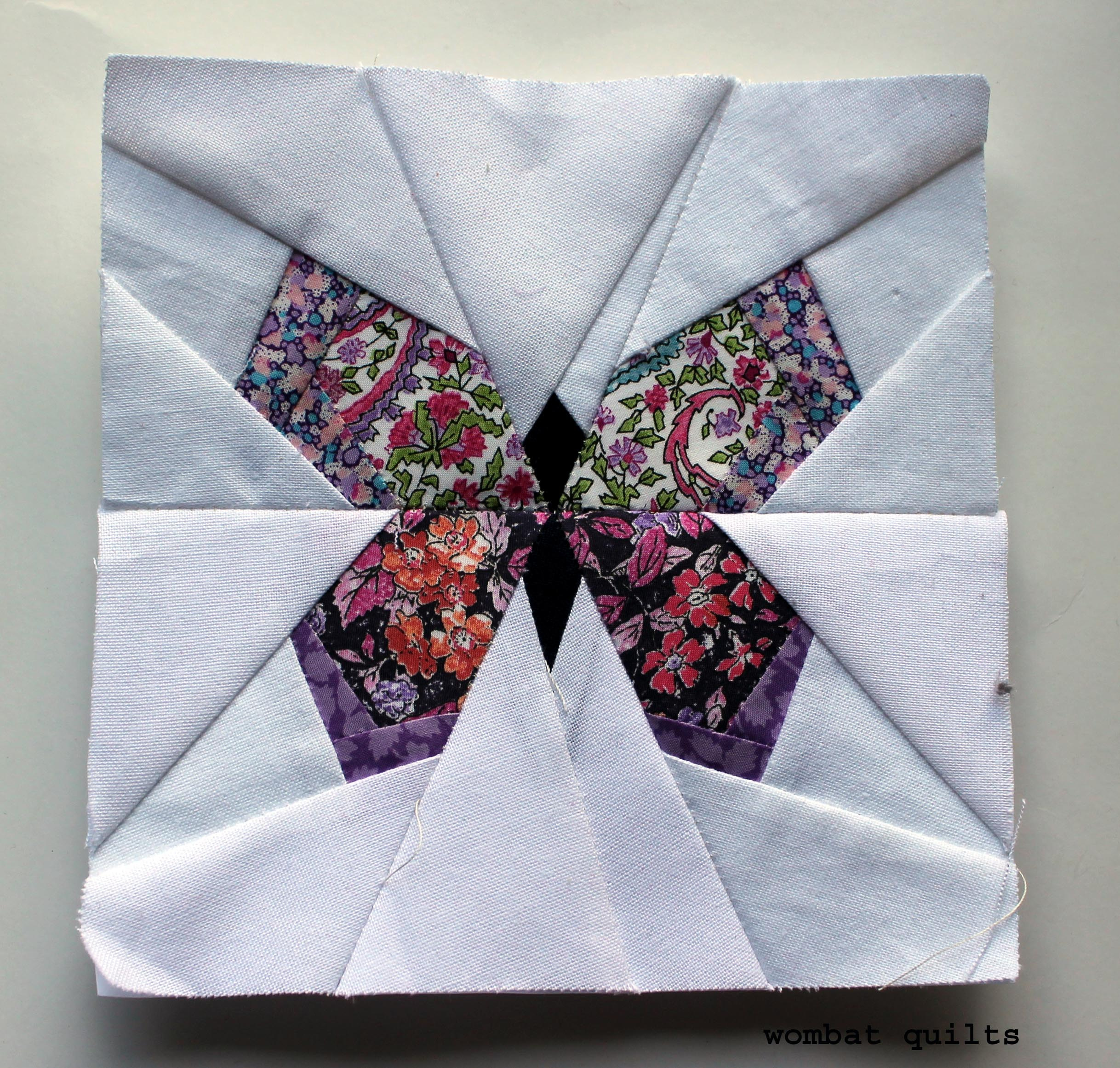 Free Paper Piecing Patterns | Wombat Quilts throughout Printable Paper Piecing Patterns Free