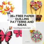 Free Paper Quilling Patterns And Ideas | Needlepointers Regarding Free Printable Paper Quilling Templates