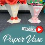 Free Paper Vase Svg Template In Free Printable Paper Vase Template