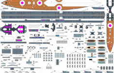 Free Plans: Paper-Power Warships 1. regarding Printable Paper Battleship Model
