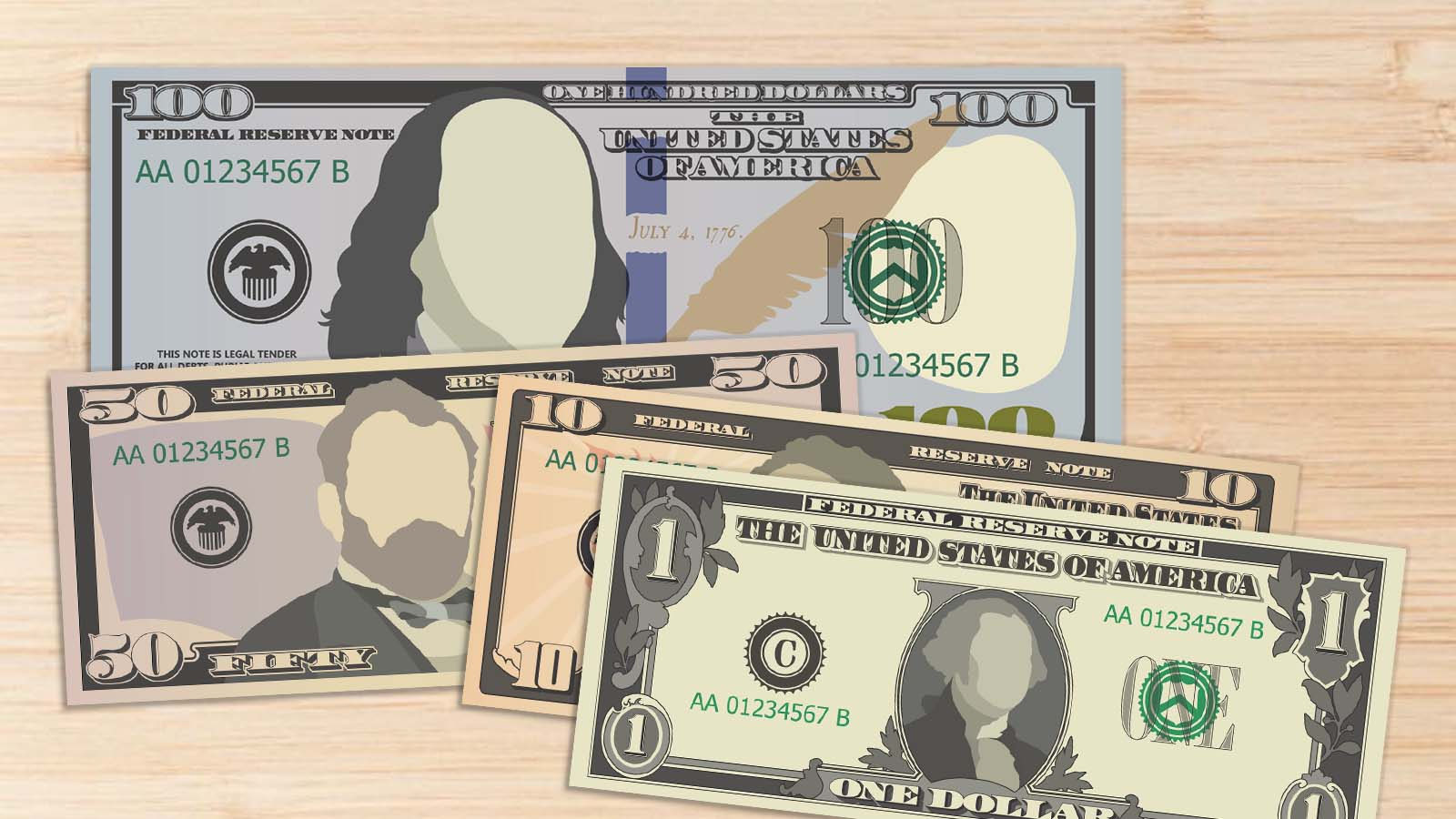 Free Play Money Printable Bundle (All Us Bills And Coins) with regard to Printable Paper Play Money