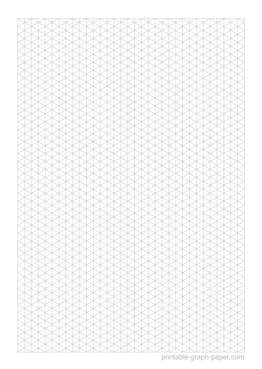 Free Printable 1/8&amp;quot; Isometric Graph Paper - Download And Print Pdf for 1/8 Grid Paper Printable