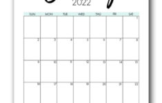 Free Printable 2022 Calendar Printable Pdf Template throughout Printable Paper Calendar